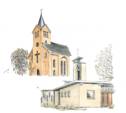 Kerken van Linde en Wauberg © HKK Peer
