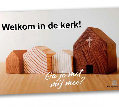 Neem eens iemand mee naar de kerk! © https://www.raadvankerken.nl/meedoen/kerkproeverij/