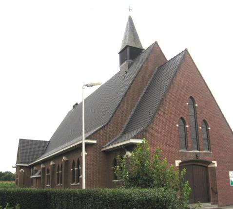 Sint-Hubertuskerk Erpekom © Door Sonuwe - Eigen werk, CC BY-SA 3.0, https://commons.wikimedia.org/w/index.php?curid=3256685
