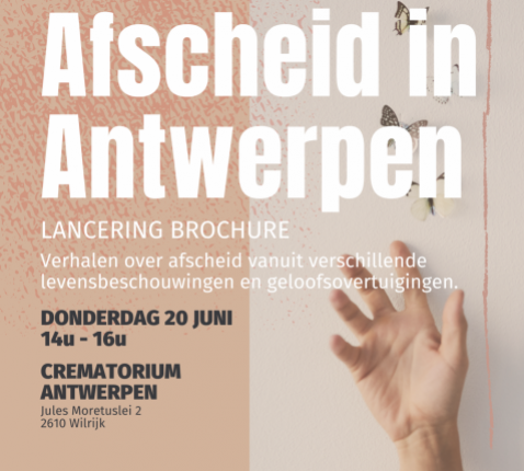 lancering brochure afscheid in Antwerpen  © Parel