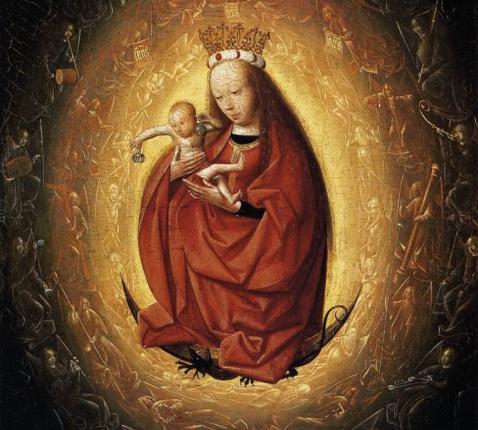 Virgin and Child (Geertgen tot Sint Jans, 1480s , Museum Boijmans Van Beuningen, Rotterdam)  