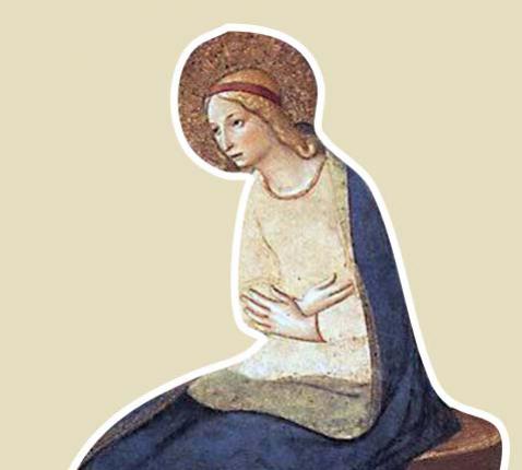 Fra Angelico, Aankondiging (detail) © Basiliek van San Marco, CC Wikimedia Commons