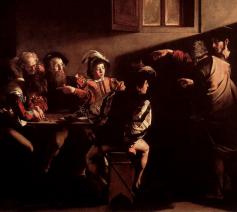 De roeping van Mattheüs, Caravaggio © Wikicommons