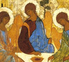 Heilige Drie-eenheid, Andrei Rublev, 15de eeuw 