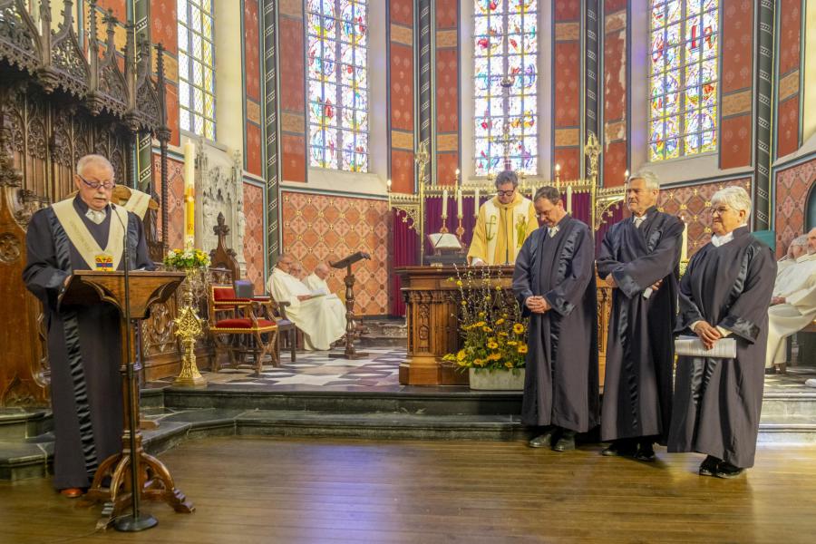 Eucharistieviering ter voorbereiding bedevaart "Baaldjes Kruus" © Lambert J. Derenette en Linda Renette