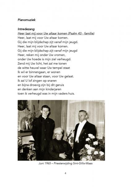 Uitvaartboekje p. 4 © familie Meersschaert