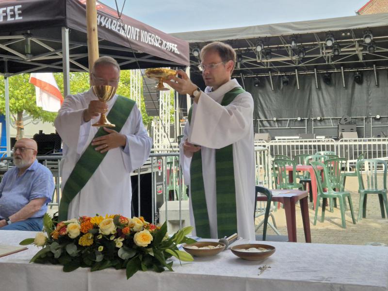 Eucharistieviering tijdens Wingens Bruegelweekend 