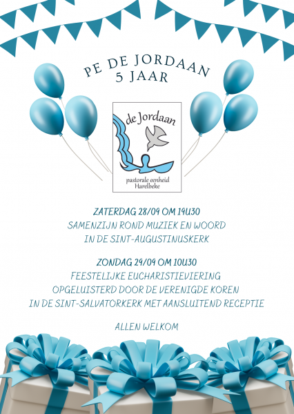 Affiche feest 5 jaar De Jordaan 