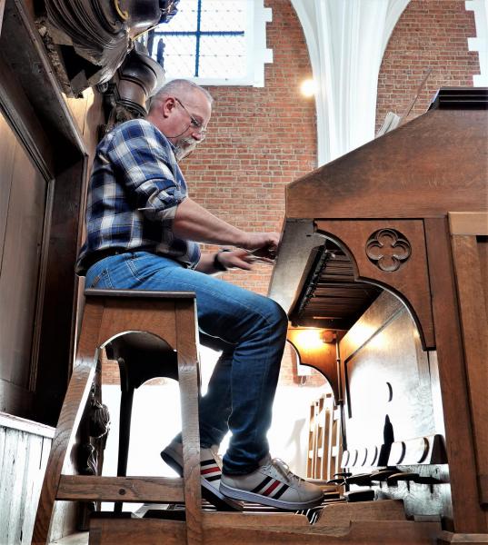 Onze organist Wim 