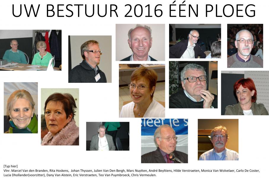 het bestuur 2015-2016 een sterke ploeg