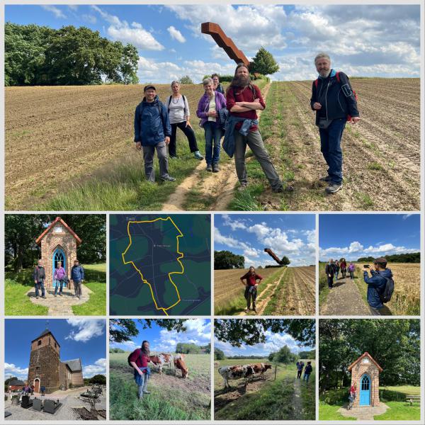 4 juli, Wandeltocht naar vlooybergtoren met Karin, Frieda, Ferry, Jan, Vanessa, Chris © Chris De Groote