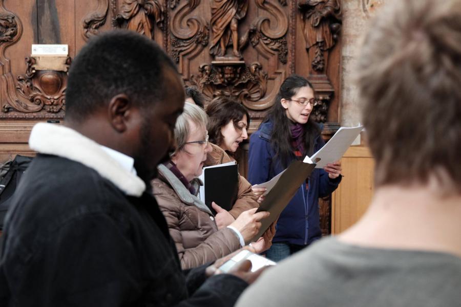 Feestzitting 500 jaar ‘Laatste Avondmaal’ in de Sint-Kwintenskerk © Pastorale zone Leuven aan de Dijle