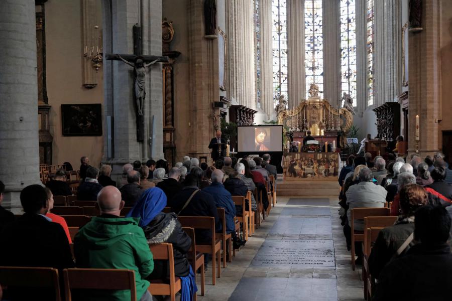 Feestzitting 500 jaar ‘Laatste Avondmaal’ in de Sint-Kwintenskerk © Pastorale zone Leuven aan de Dijle