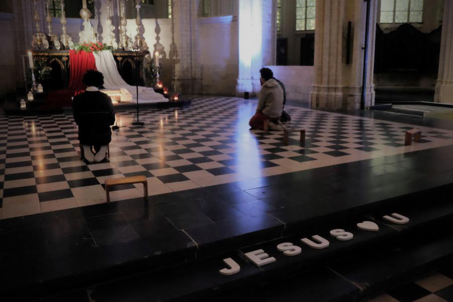 Nightfever in de Sint-Pieterskerk te Leuven © Pastorale zone Leuven aan de Dijle