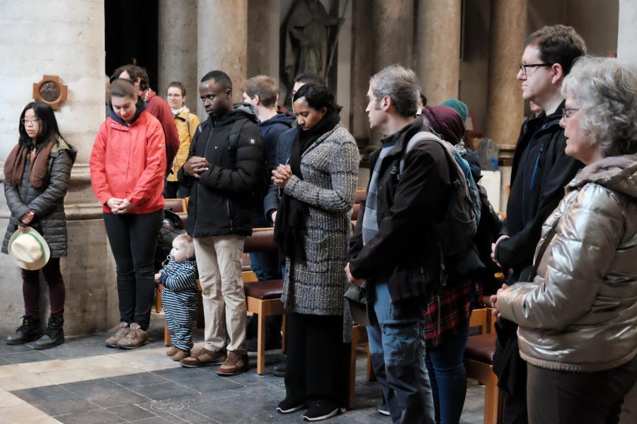 Op bedevaart van Sint Kwinten in Leuven naar Onze Lieve Vrouw van Basse-Wavre 2024 © Pastorale zone Leuven aan de Dijle