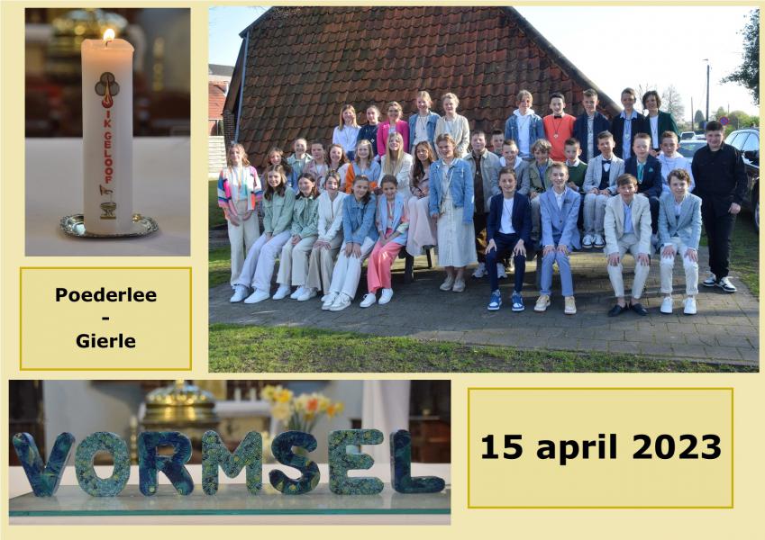 Vormsel parochies Van Gierle en Poederlee (Pastorale eenheid Zacheüs) van 15 april © Bisdom Antwerpen