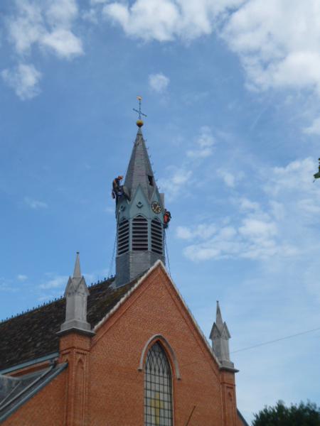 Herstelwerken kerk Klein-Sinaai 1 