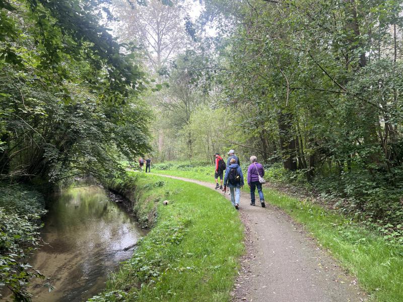 Onderweg bij de wandeling in Neerijse © Chris De Groote