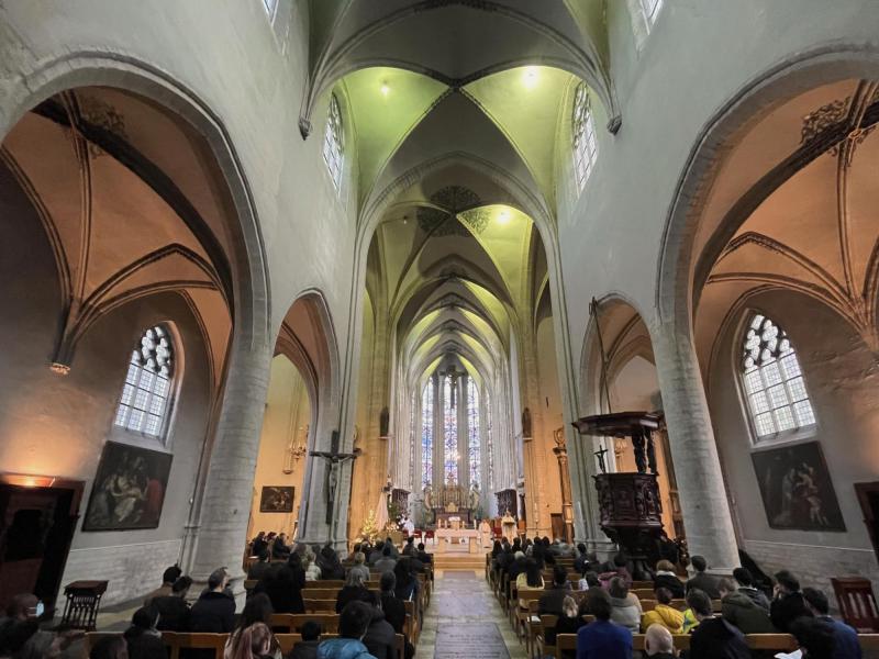 Het feest van Epifanie gevierd in de Sint-Kwintenskerk © Pastorale zone Leuven aan de Dijle