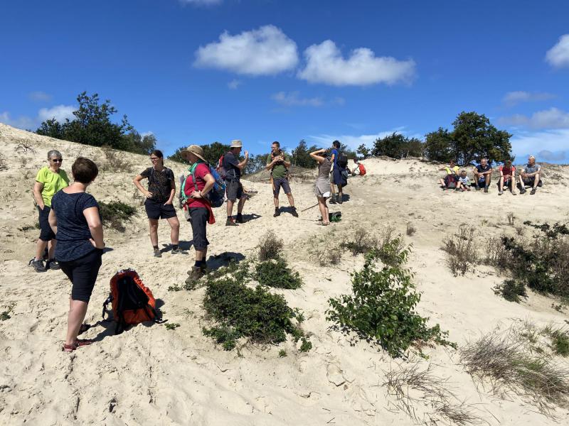 Wandelen door duinengebied 't Zeepe © Els Agten