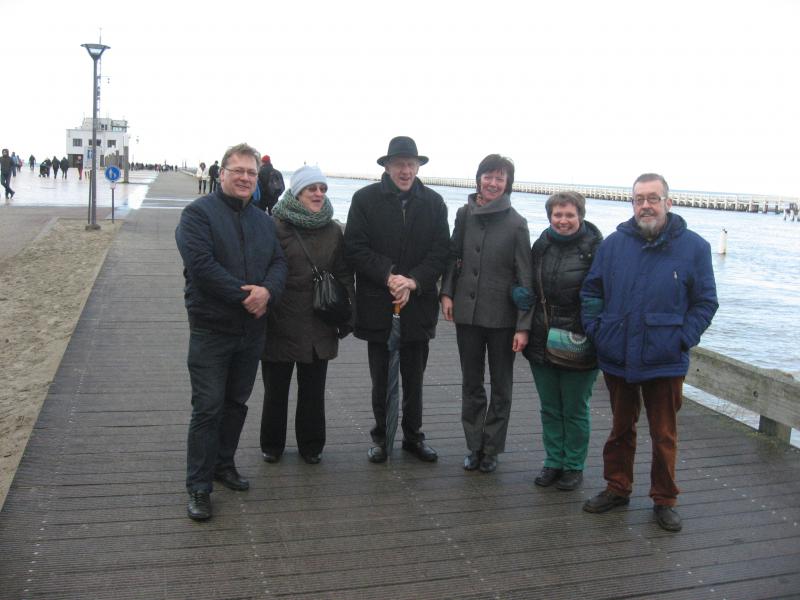 op bezoek bij pastoor in Nieuwpoort 2014 