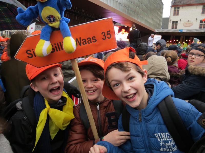 Sint-Gillis-Waas op de Bavodag. 