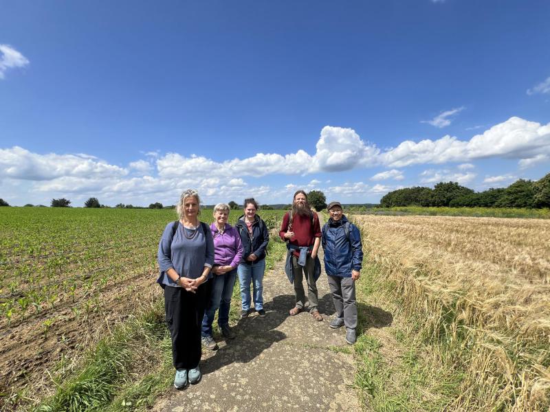 4 juli, Wandeltocht naar vlooybergtoren met Karin, Frieda, Ferry, Jan, Vanessa  © Chris De Groote