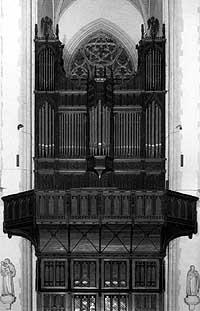 Het 'César Frank-orgel' (1900), gebouwd door orgelbouwer Vereecken. 