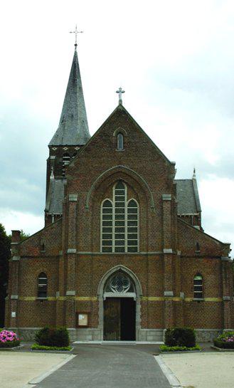 Sint-Jozefskerk, Hutstraat, 1910 Kampenhout