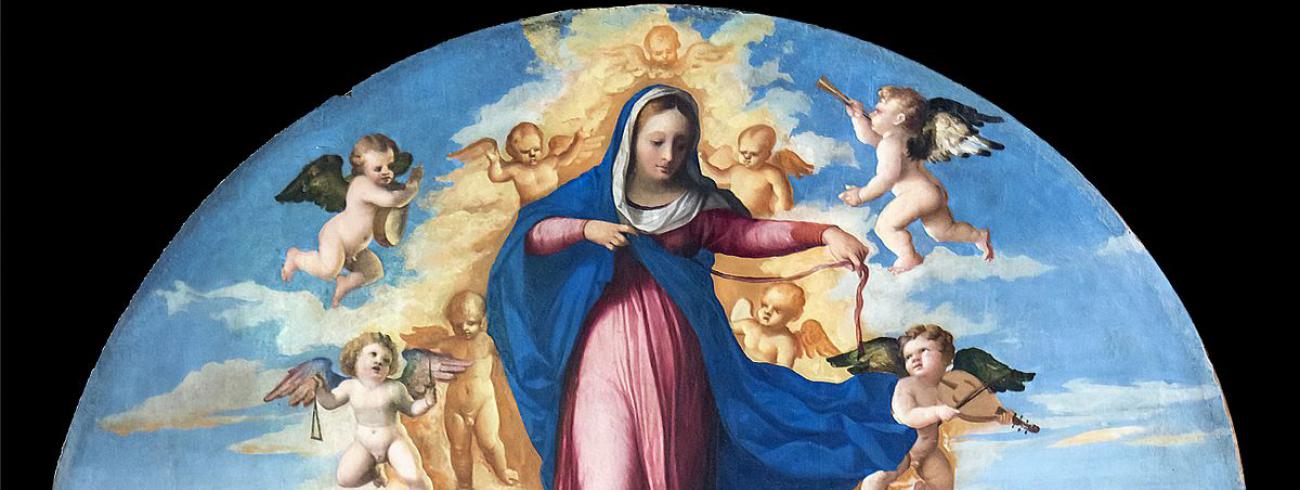 Tenhemelopneming van Maria, 1514, Palma Vecchio  