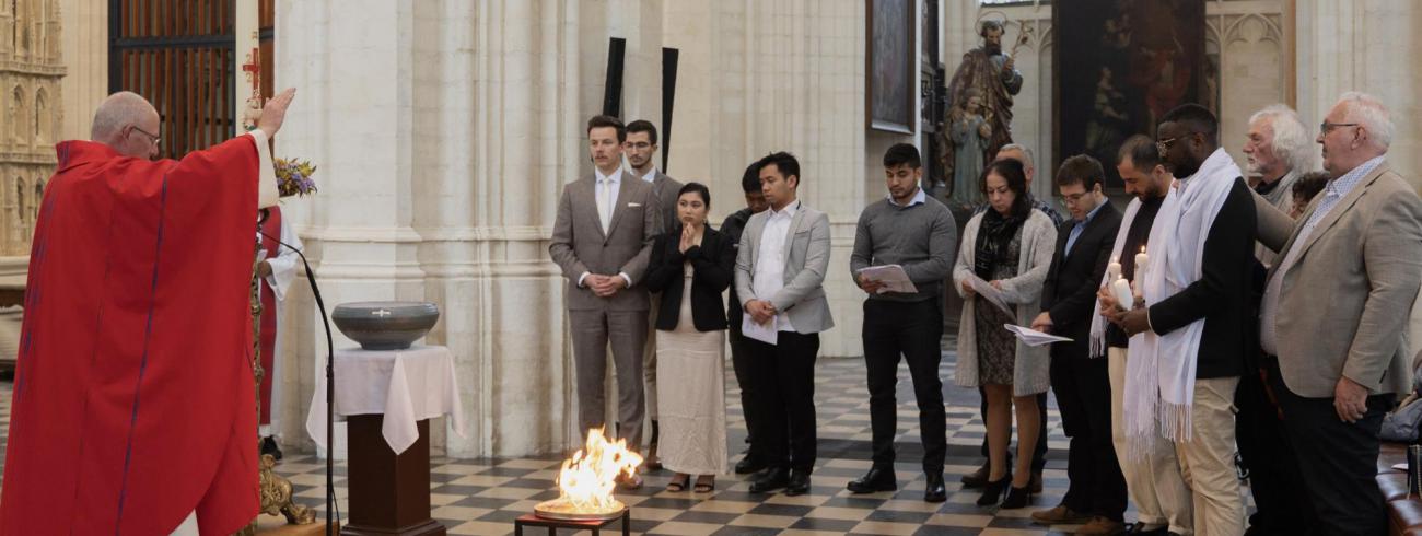 Volwassendoopsels en vormsels in de Sint-Pieterskerk 2023 © Pastorale zone Leuven aan de Dijle