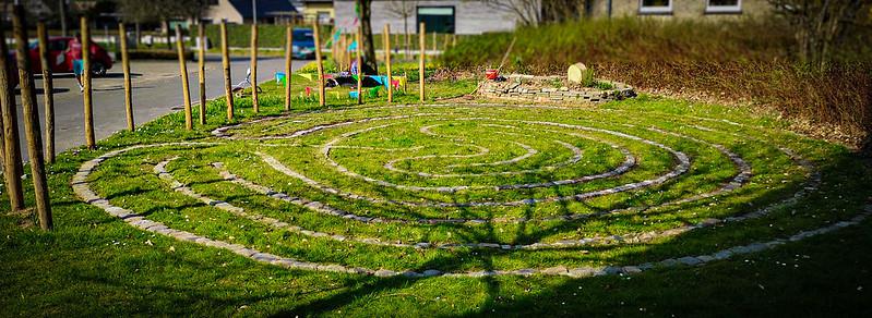 Labyrinth in de Hemelse Gaarde © HopParochie Sint-Benedictus