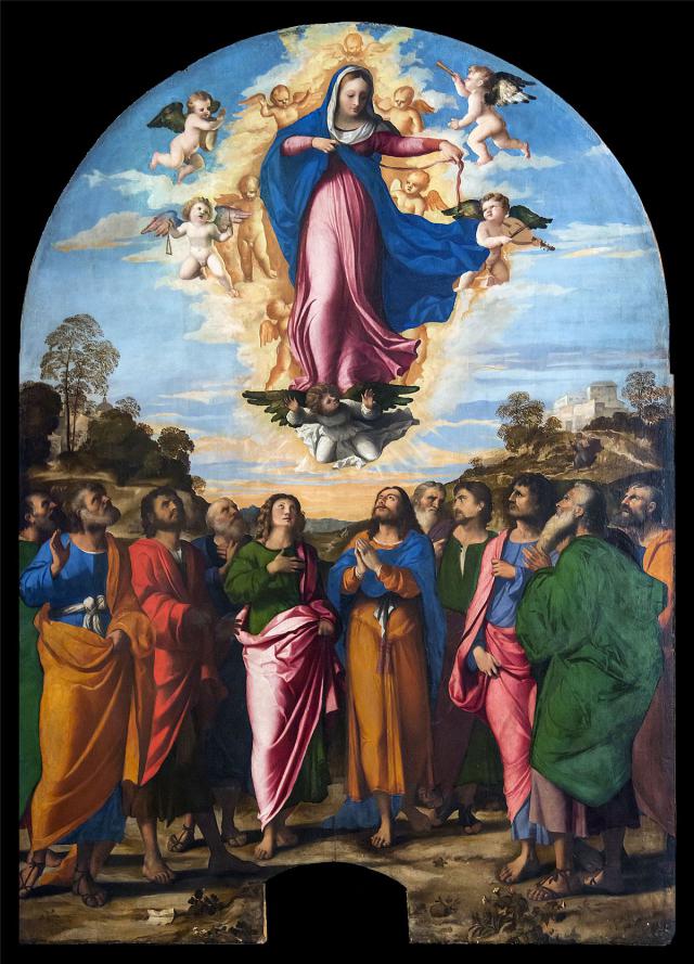 Tenhemelopneming van Maria, 1514, Palma Vecchio  
