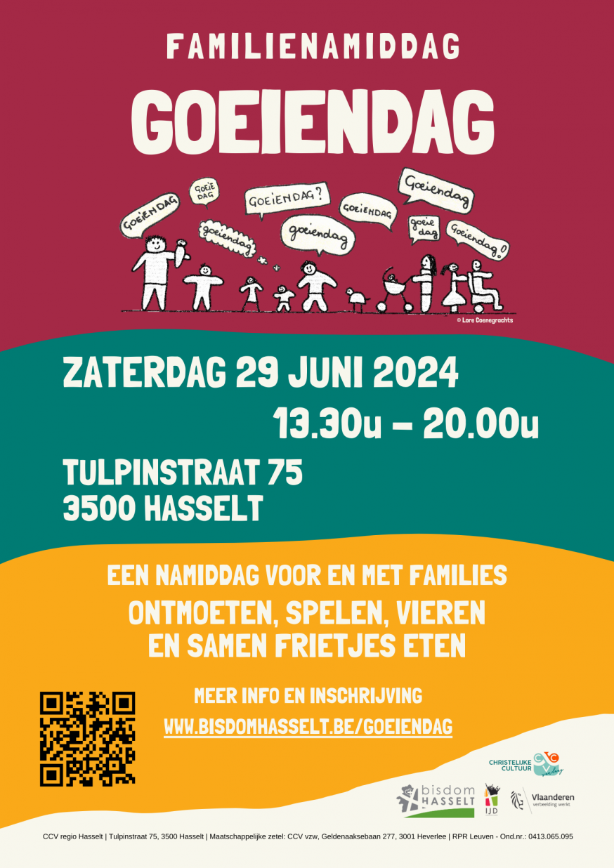 Affiche Goeiendag 2024 © Bisdom Hasselt