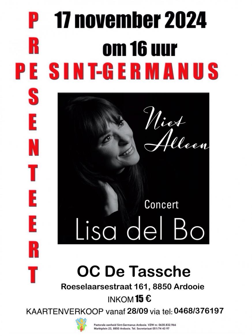 Concert Lisa del Bo © PE Sint-Germanus Ardooie