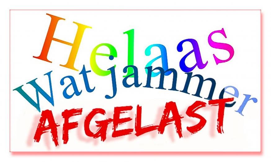 Alles afgelast 