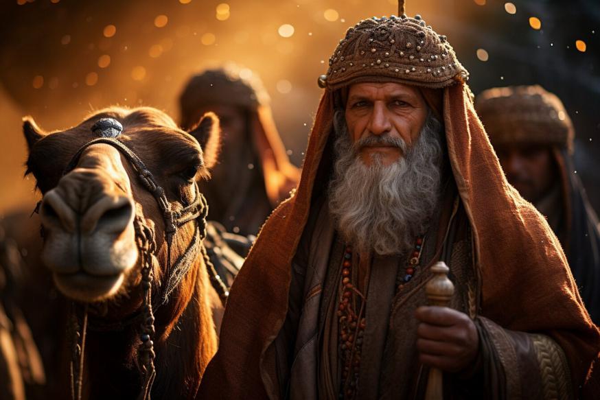 Abraham onderweg naar Kanaän 