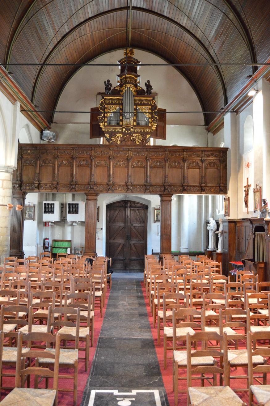 Het prachtige orgel van de kerk.  © Sarah De Smedt