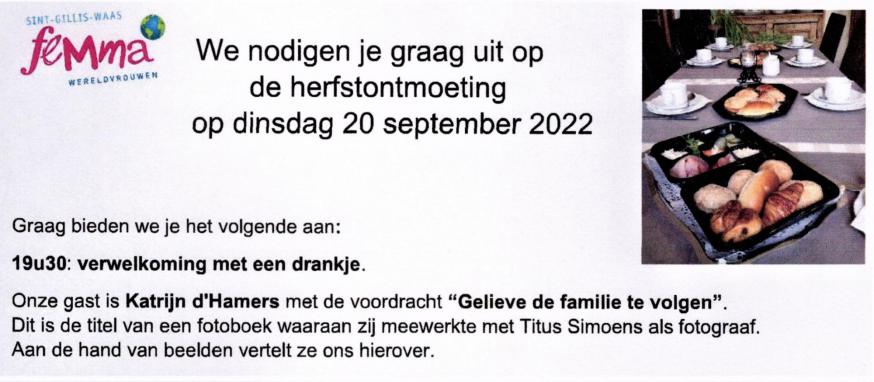 FEMMA herfstontmoeting 2022 