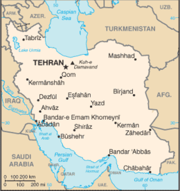 Iran  © CIA World Factbook