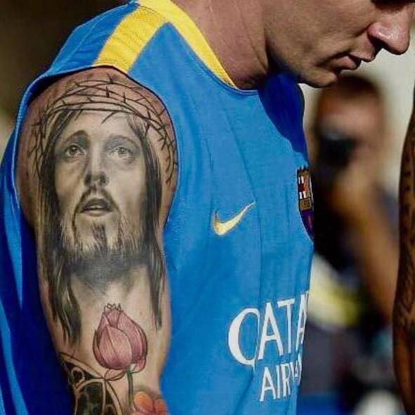 Lionel Messi, een getuigenis in de vorm van een tattoo. © Twitter