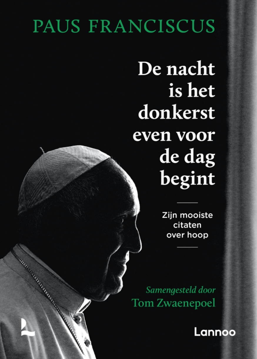 Cover van het citatenboek van de paus. © Uitgeverij Lannoo