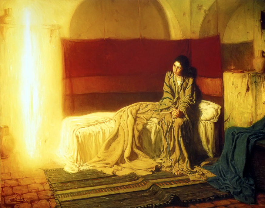 De Annunciatie door Henry Ossawa Tanner. © Wikipedia