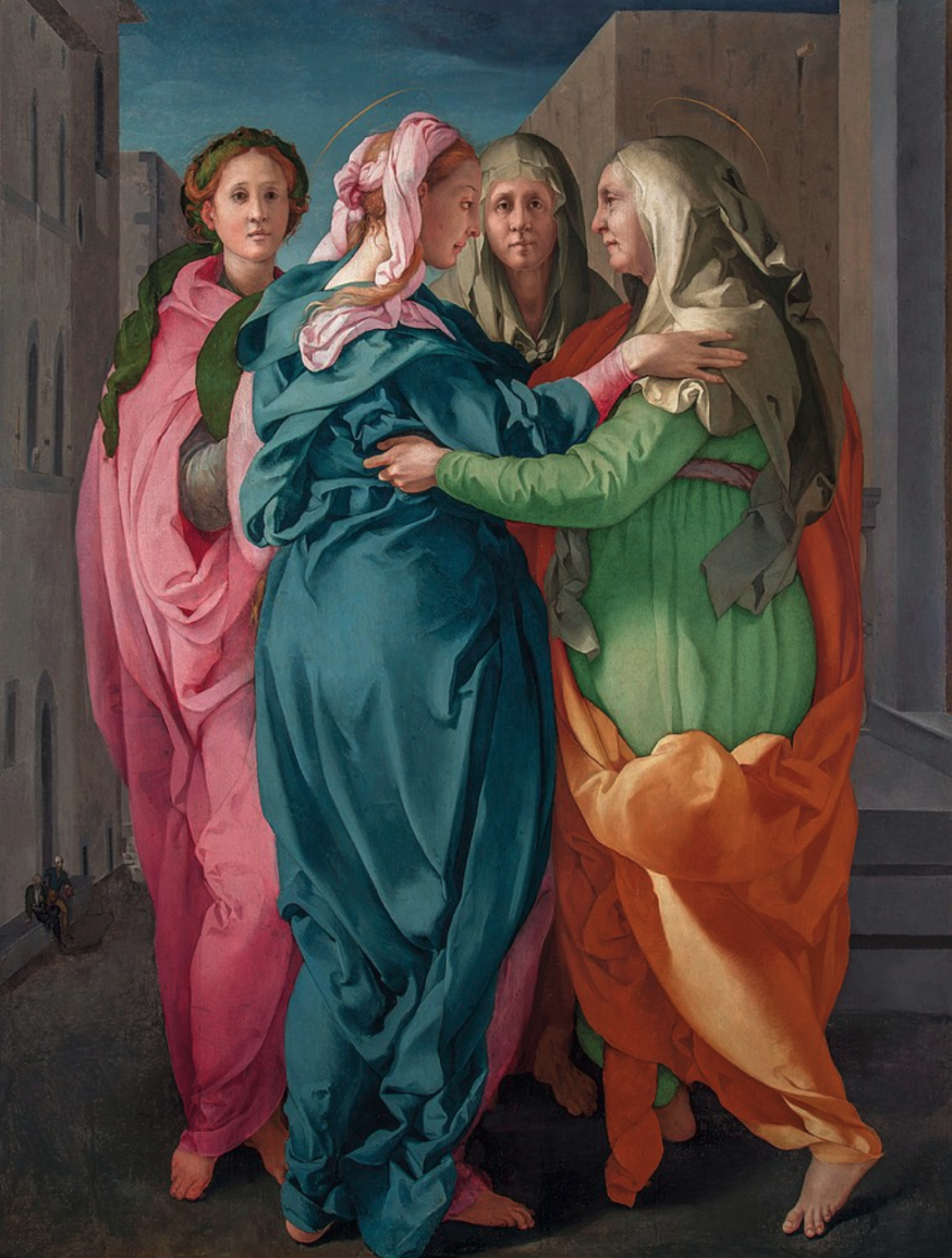 De Visitatie van Jacopo Pontormo. © Wikipedia