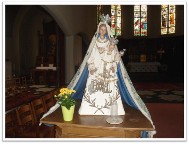 Mariabeeld in de Sint-Niklaaskerk. © Jos Van Hoof – Mertens