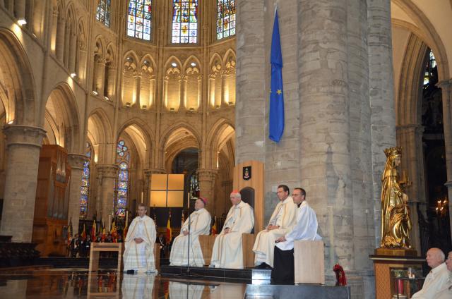 Te Deum-viering in de Brusselse kathedraal © Hellen Mardaga