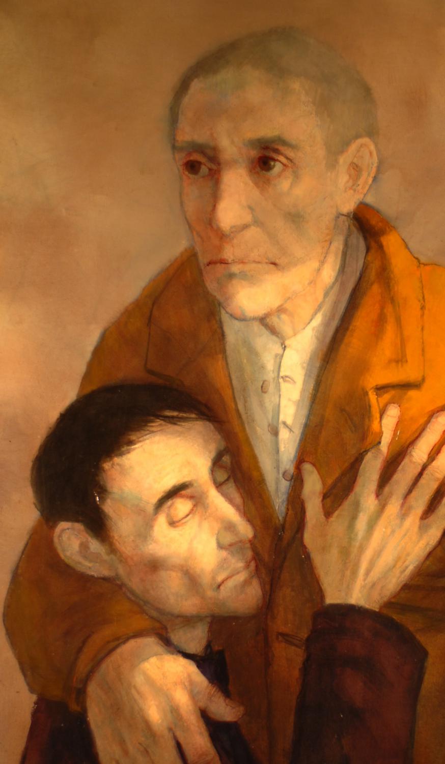 Le retour de l’enfant prodigue - M. Ciry, 1966, olieverf op schilderdoek, 161 cm op 97 cm. © BBK - M. Ciry
