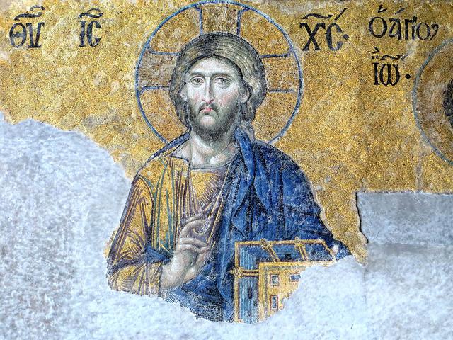 Pantocrator, mozaïek uit de Aya Sofia, Istanbul © Pixabay