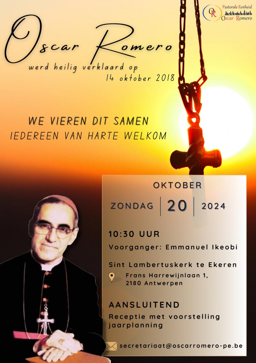 uitnodiging 20okt.2024 © PE Oscar Romero