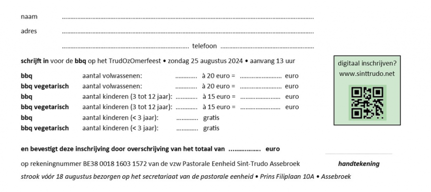 inschrijving trudozomerfeest 